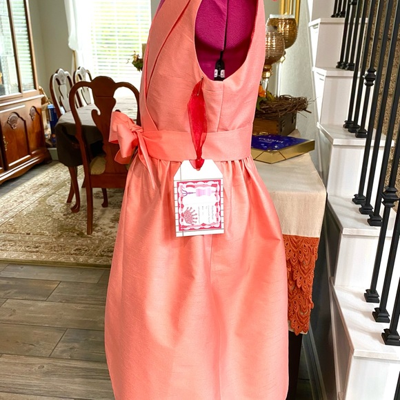 Girls Pageant Interview Dress NEW Perfectly Peachy Size 7 - Picture 7 of 8